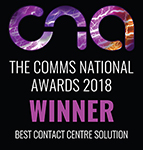 CNA award winner 2018 Best contact centre solutions